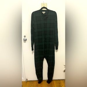 J. Crew men’s plaid pajamas / long johns